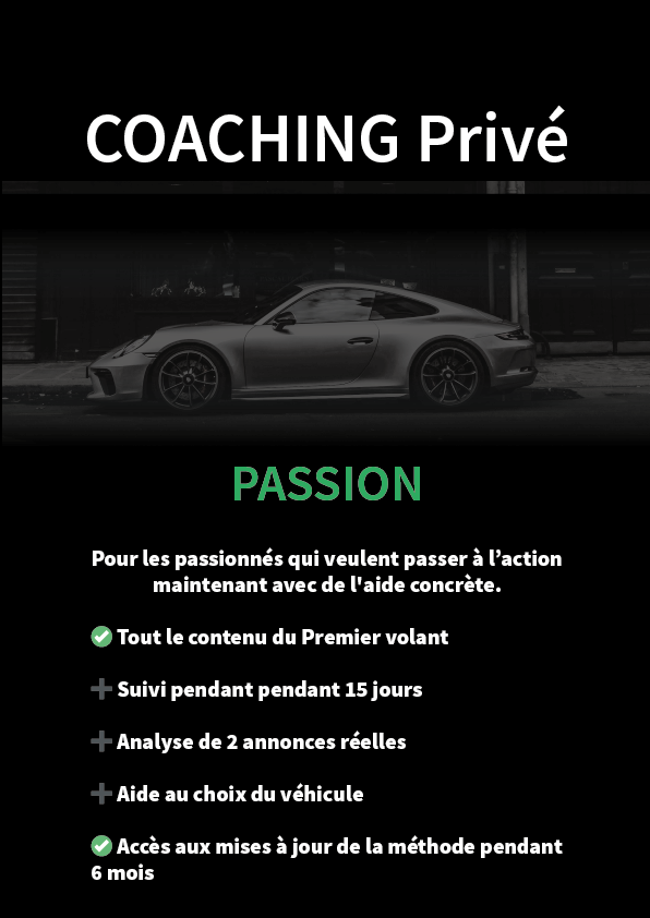 Plan Passion - Coaching Privé - CARVEST